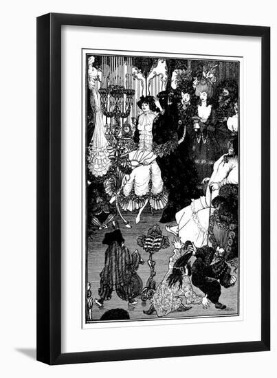 The Toilet of Helen-Aubrey Beardsley-Framed Art Print