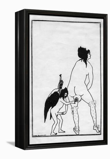 The Toilet of Lampito, 1896-Aubrey Beardsley-Framed Premier Image Canvas