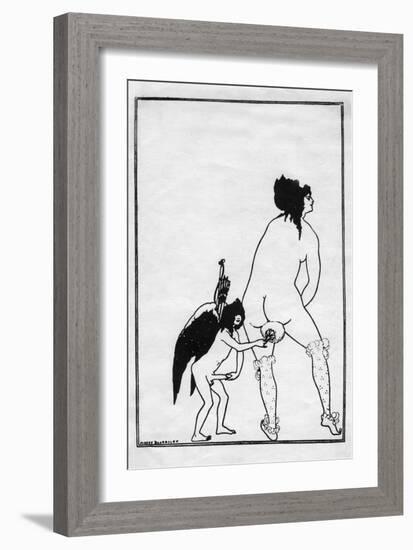 The Toilet of Lampito, 1896-Aubrey Beardsley-Framed Giclee Print