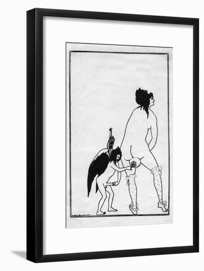 The Toilet of Lampito, 1896-Aubrey Beardsley-Framed Giclee Print