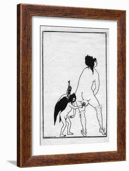 The Toilet of Lampito, 1896-Aubrey Beardsley-Framed Giclee Print