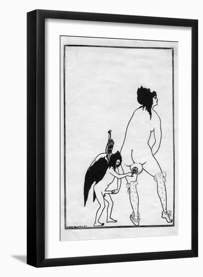 The Toilet of Lampito, 1896-Aubrey Beardsley-Framed Giclee Print