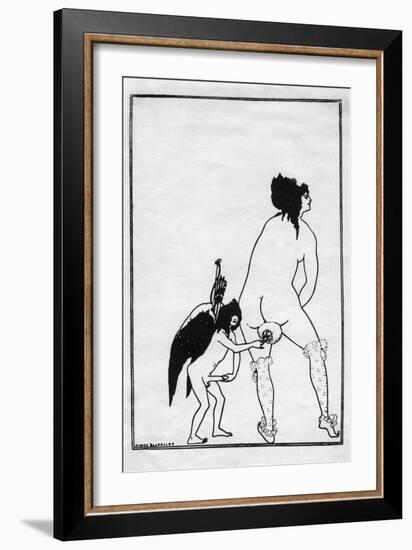 The Toilet of Lampito, 1896-Aubrey Beardsley-Framed Giclee Print