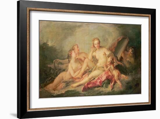 The Toilet of Venus, 1749 (Oil on Canvas)-Francois Boucher-Framed Giclee Print