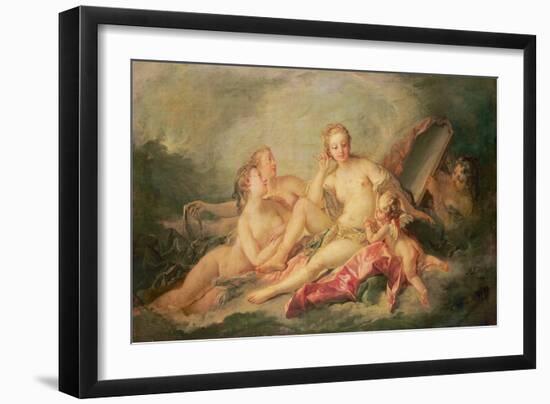 The Toilet of Venus, 1749 (Oil on Canvas)-Francois Boucher-Framed Giclee Print