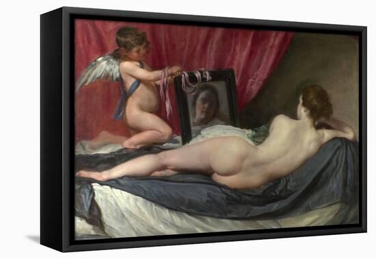 The Toilet of Venus ('The Rokeby Venus'). 1647-51-Diego Velazquez-Framed Premier Image Canvas