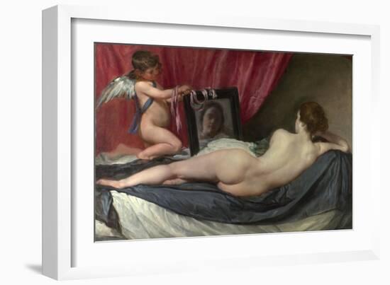 The Toilet of Venus ('The Rokeby Venus'). 1647-51-Diego Velazquez-Framed Giclee Print