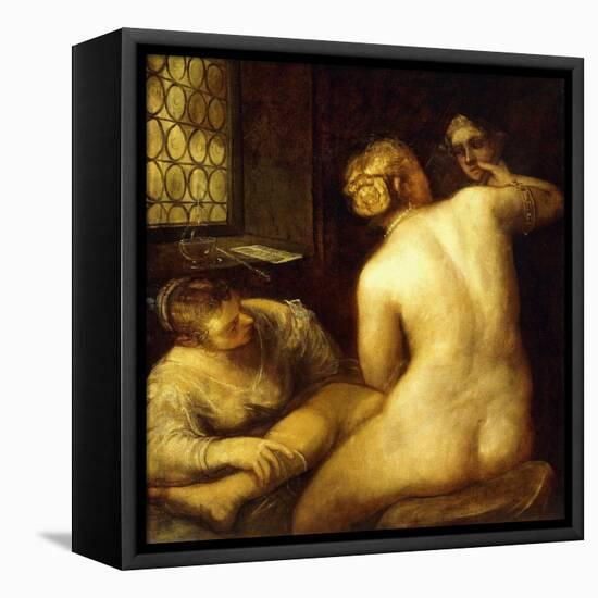 The Toilet of Venus-Jacopo Robusti Tintoretto-Framed Premier Image Canvas