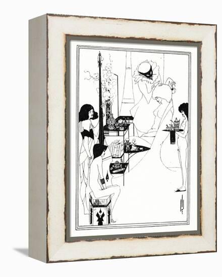 The Toilette of Salome, 1899-Aubrey Beardsley-Framed Premier Image Canvas