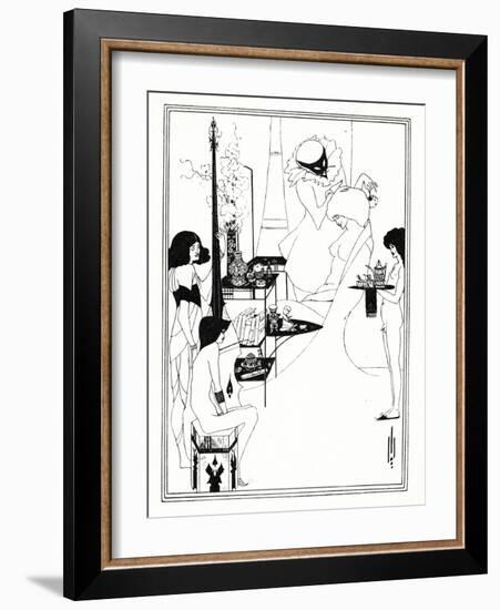 The Toilette of Salome, 1899-Aubrey Beardsley-Framed Giclee Print