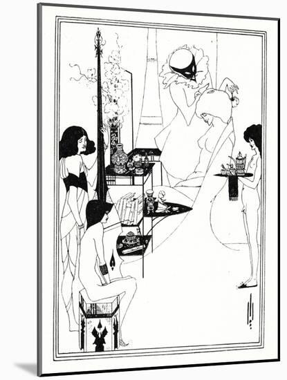 The Toilette of Salome, 1899-Aubrey Beardsley-Mounted Giclee Print