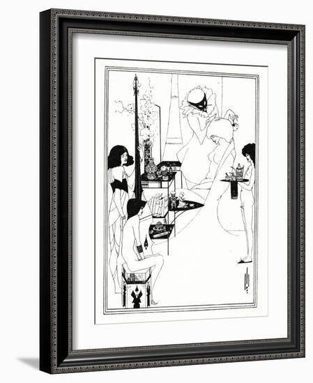 The Toilette of Salome, 1899-Aubrey Beardsley-Framed Giclee Print