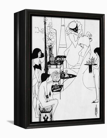 The Toilette of Salome-Aubrey Beardsley-Framed Premier Image Canvas