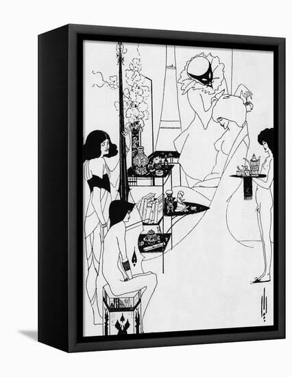 The Toilette of Salome-Aubrey Beardsley-Framed Premier Image Canvas