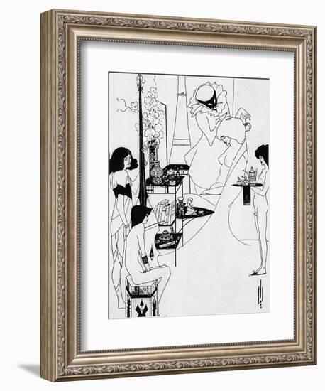 The Toilette of Salome-Aubrey Beardsley-Framed Photographic Print