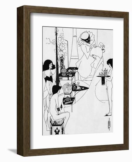 The Toilette of Salome-Aubrey Beardsley-Framed Photographic Print