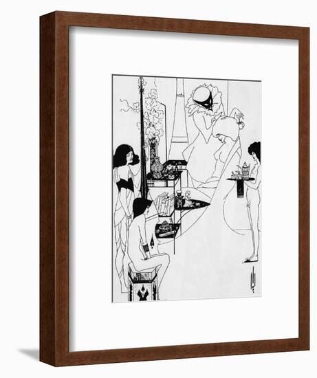 The Toilette of Salome-Aubrey Beardsley-Framed Photographic Print