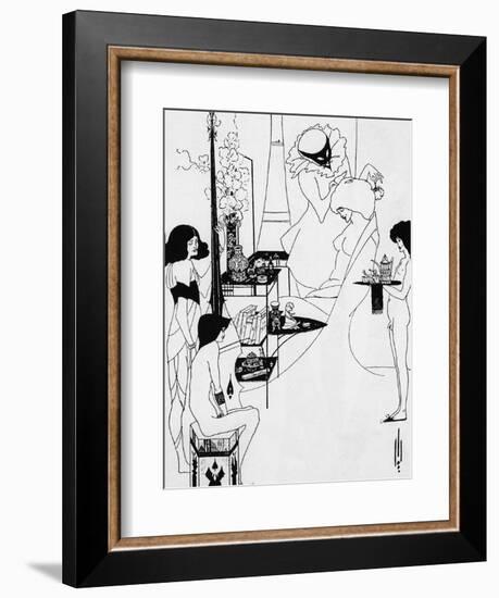 The Toilette of Salome-Aubrey Beardsley-Framed Photographic Print