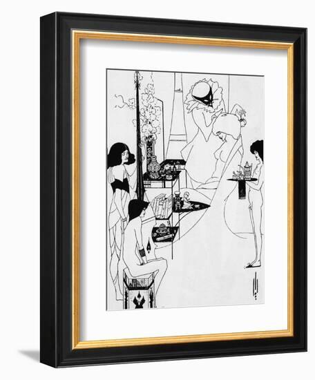 The Toilette of Salome-Aubrey Beardsley-Framed Photographic Print