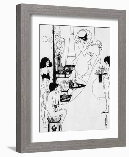 The Toilette of Salome-Aubrey Beardsley-Framed Photographic Print