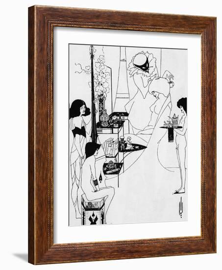 The Toilette of Salome-Aubrey Beardsley-Framed Photographic Print