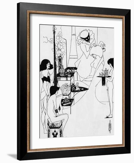 The Toilette of Salome-Aubrey Beardsley-Framed Photographic Print