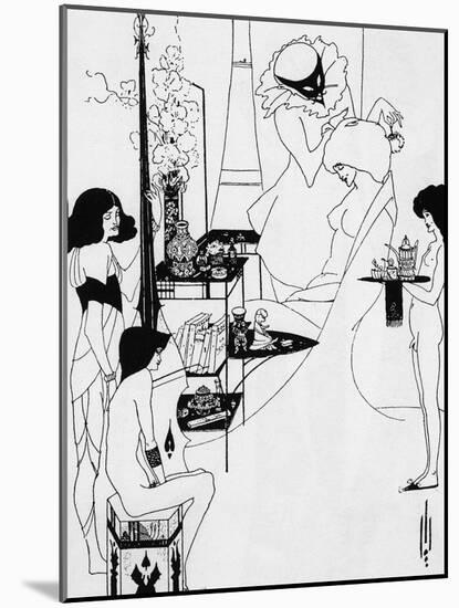 The Toilette of Salome-Aubrey Beardsley-Mounted Photographic Print