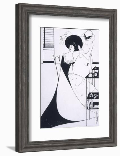 The Toilette of Salome-Aubrey Beardsley-Framed Photographic Print