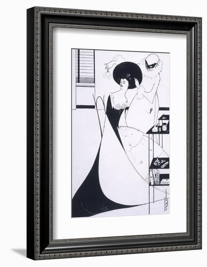 The Toilette of Salome-Aubrey Beardsley-Framed Photographic Print