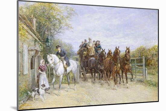 The Toll Gate-Heywood Hardy-Mounted Giclee Print