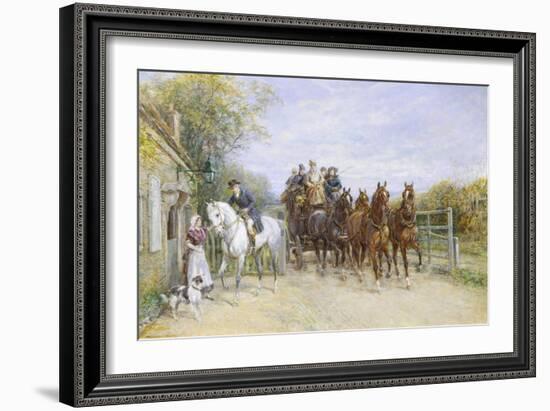 The Toll Gate-Heywood Hardy-Framed Giclee Print