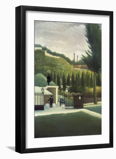 The Toll Gate-Henri Rousseau-Framed Art Print