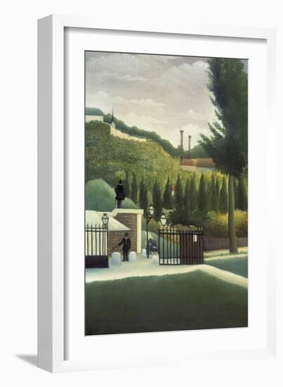 The Toll Gate-Henri Rousseau-Framed Art Print