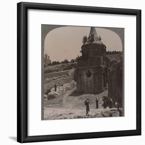 'The Tomb of Absalom in the Valley of Jehosaphat', c1900-Unknown-Framed Photographic Print