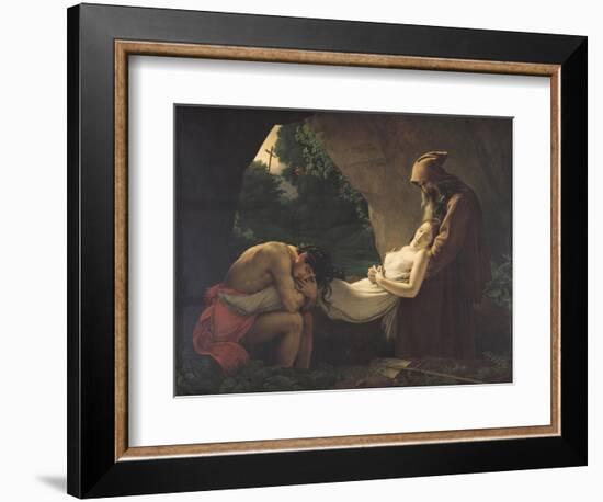 The Tomb of Atala, 1808-Anne-Louis Girodet de Roussy-Trioson-Framed Giclee Print