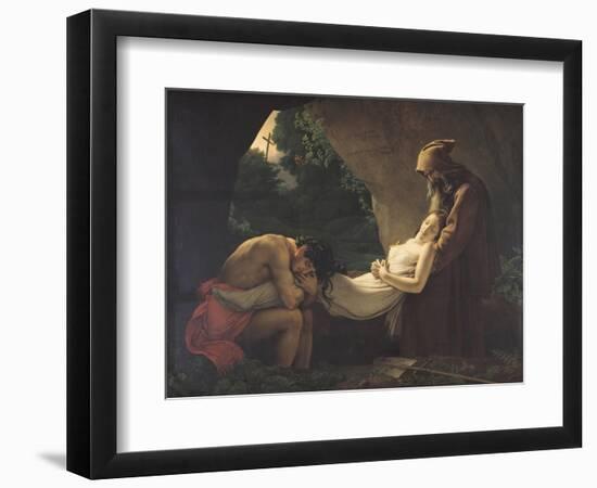 The Tomb of Atala, 1808-Anne-Louis Girodet de Roussy-Trioson-Framed Giclee Print