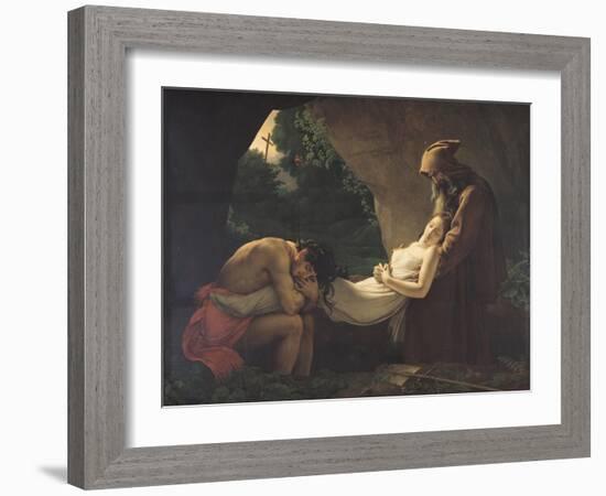 The Tomb of Atala, 1808-Anne-Louis Girodet de Roussy-Trioson-Framed Giclee Print