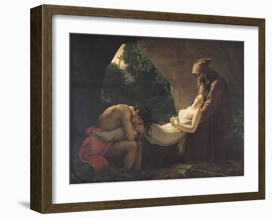 The Tomb of Atala, 1808-Anne-Louis Girodet de Roussy-Trioson-Framed Giclee Print