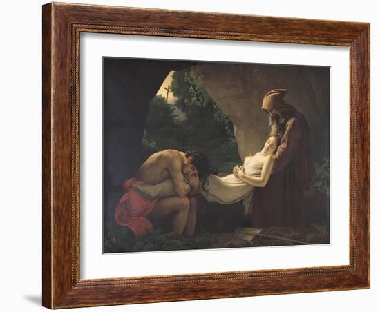 The Tomb of Atala, 1808-Anne-Louis Girodet de Roussy-Trioson-Framed Giclee Print