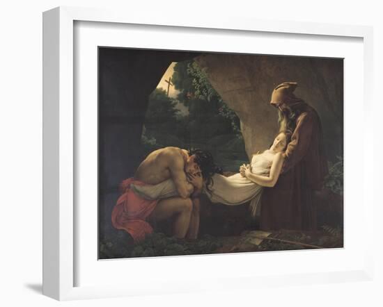 The Tomb of Atala, 1808-Anne-Louis Girodet de Roussy-Trioson-Framed Giclee Print