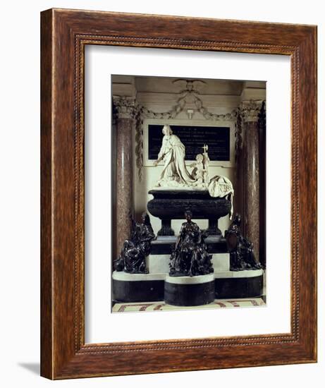 The Tomb of Cardinal Jules Mazarin in the Chapel of the Institut De France-Antoine Coysevox-Framed Giclee Print