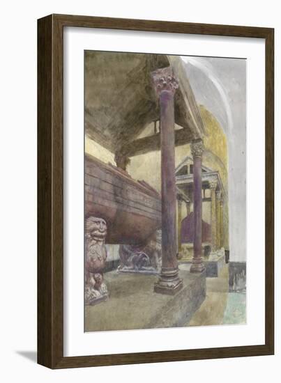 The Tomb of Frederick II in the Cathedral of Palermo-John Ruskin-Framed Giclee Print