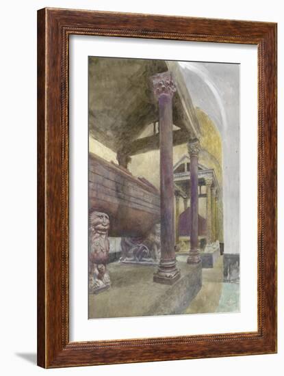 The Tomb of Frederick II in the Cathedral of Palermo-John Ruskin-Framed Giclee Print