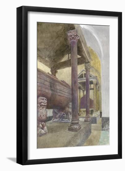 The Tomb of Frederick II in the Cathedral of Palermo-John Ruskin-Framed Giclee Print