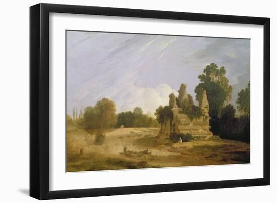 The Tomb of Horatii and Curatii-Francesco Zuccarelli-Framed Giclee Print