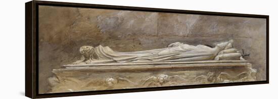The Tomb of Ilaria Del Caretto in the Duomo-John Ruskin-Framed Premier Image Canvas