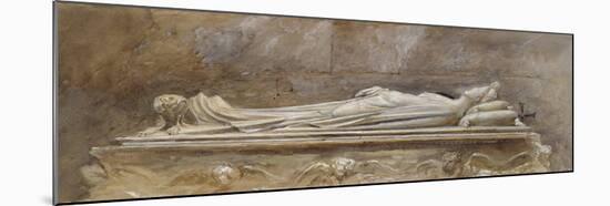 The Tomb of Ilaria Del Caretto in the Duomo-John Ruskin-Mounted Giclee Print