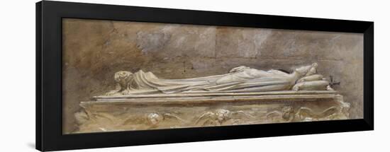 The Tomb of Ilaria Del Caretto in the Duomo-John Ruskin-Framed Giclee Print