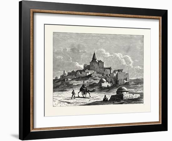 The Tomb of Jonah, Near the Mosque, on the Artificial Mound of Nebbi Yunis, Nineveh-null-Framed Giclee Print