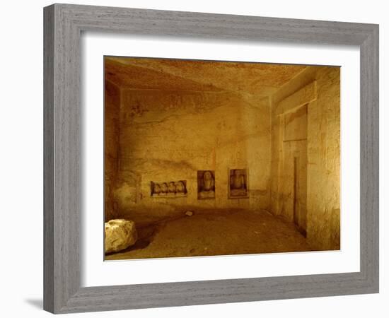 The tomb of Meresankh, one of the queens of Khephren-Werner Forman-Framed Giclee Print